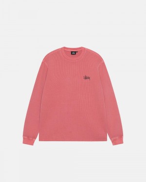 Hauts Stussy Basic Stock Ls Thermal Violette France | 18932-KOJP
