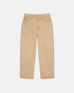 Jean Stussy Big Ol' Denim Sable Marron France | 75931-EYAW