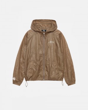 Veste Stussy Beach Shell Majotech® Marron France | 10396-ACQF
