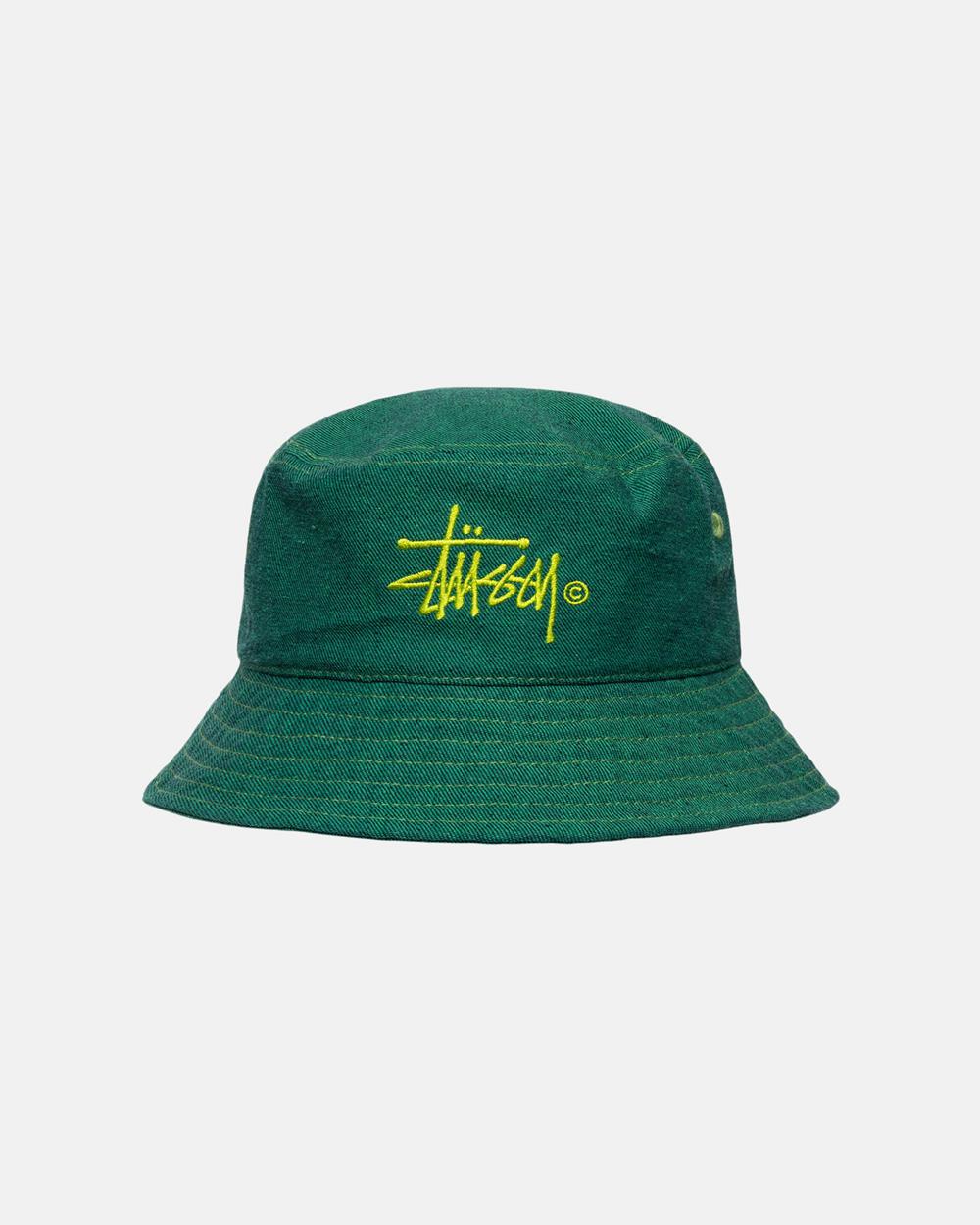 Chapeau Bucket Stussy Copyright Vert  France |  29056-GTNF