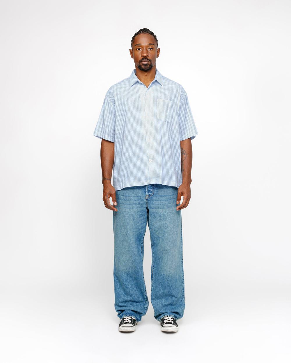 Jean Stussy Big Ol' Denim Bleu  France |  48056-HCLK