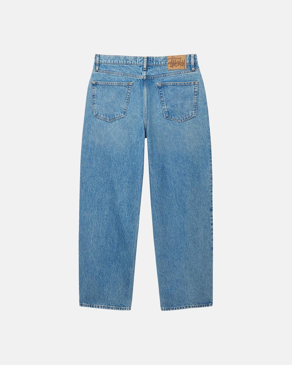 Jean Stussy Big Ol' Denim Bleu  France |  48056-HCLK