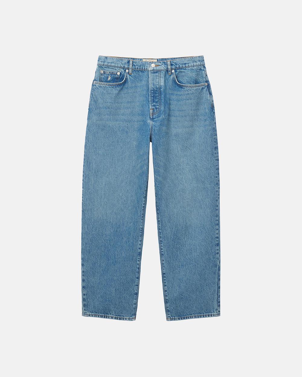 Jean Stussy Big Ol\' Denim Bleu  France |  48056-HCLK