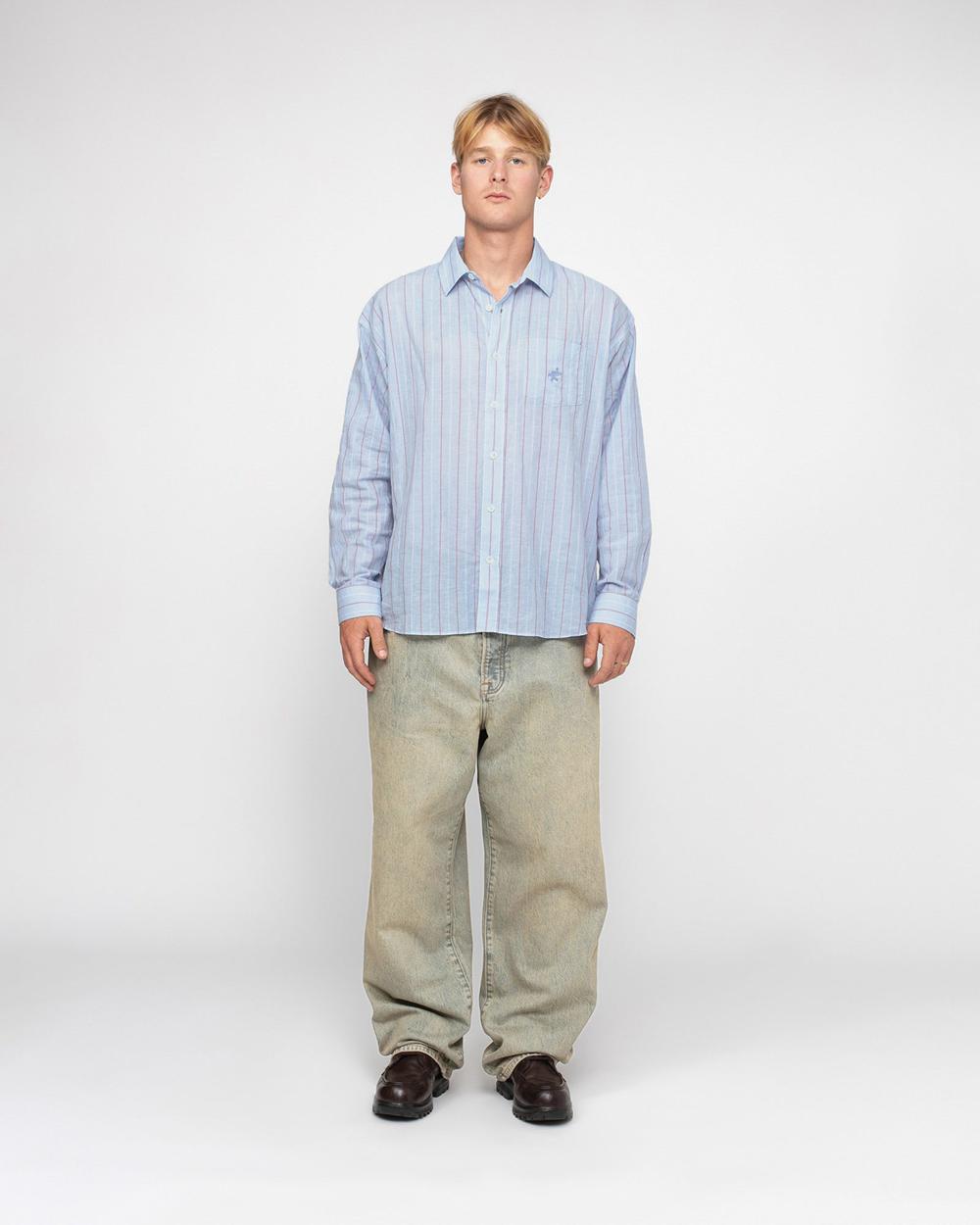 Jean Stussy Big Ol' Denim Lavage Bleu  France |  03791-SFNX