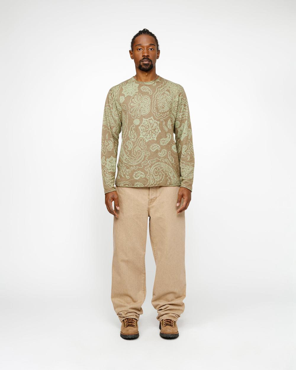 Jean Stussy Big Ol' Denim Sable Marron  France |  15690-LAYI