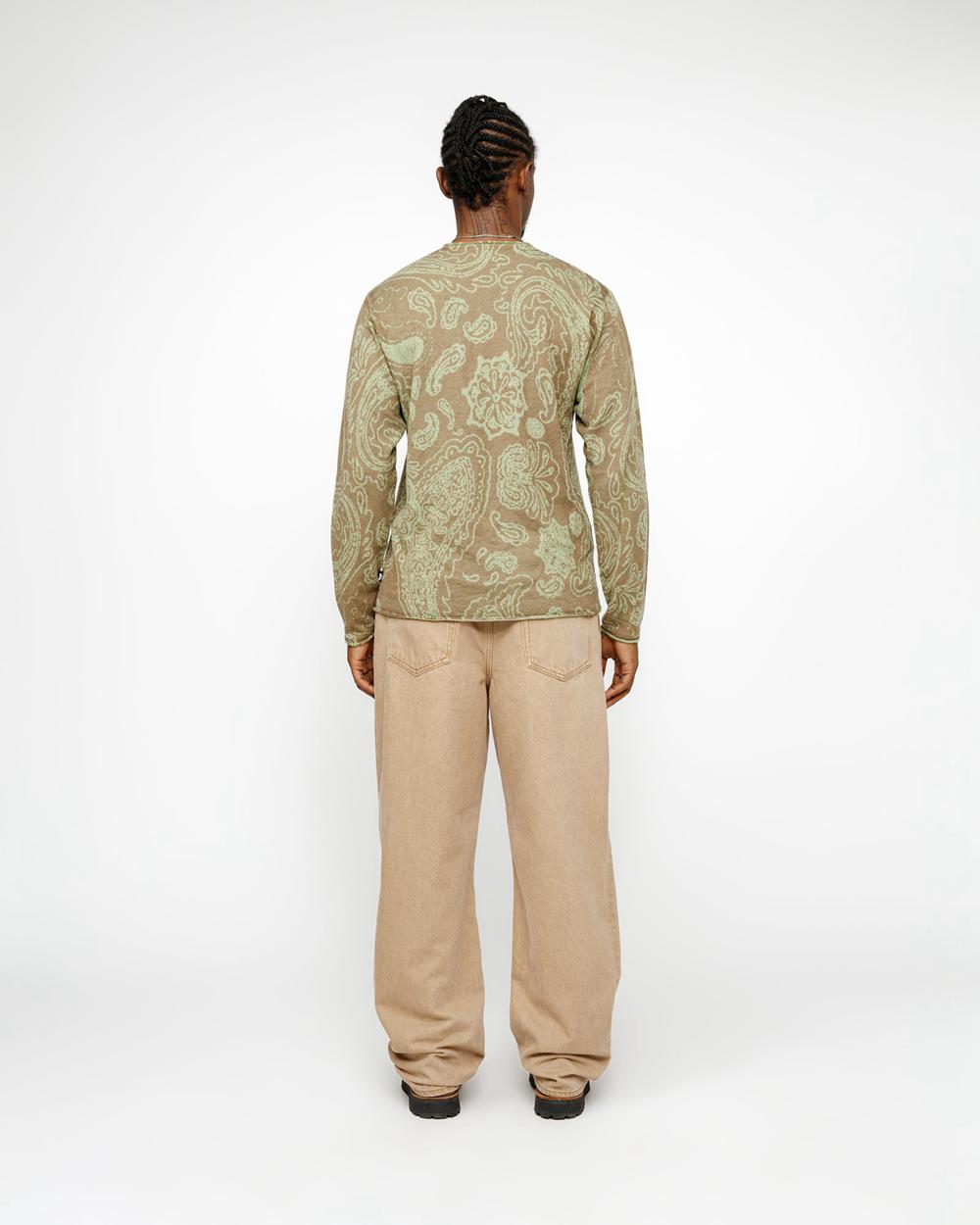 Jean Stussy Big Ol' Denim Sable Marron  France |  75931-EYAW