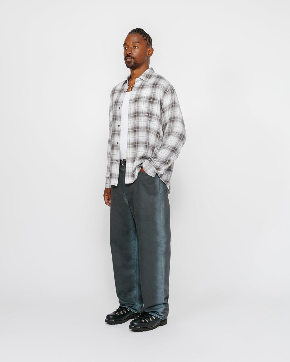 Jean Stussy Big Ol' Spray Dye Bleu  France |  21846-WMCE