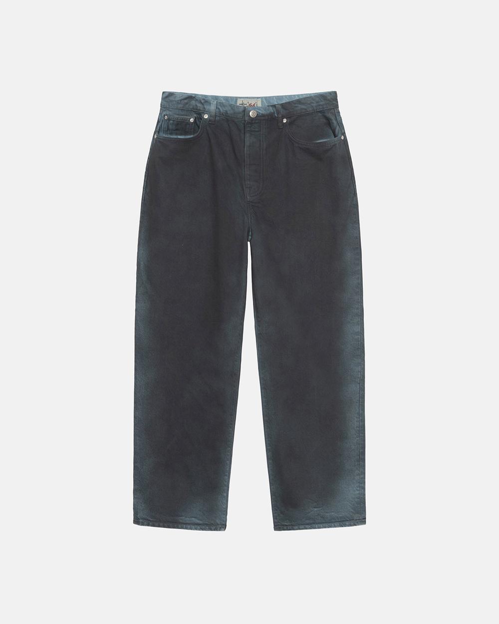 Jean Stussy Big Ol\' Spray Dye Bleu  France |  21846-WMCE