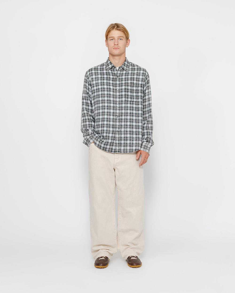 Jean Stussy Big Ol' Washed Canvas Kaki  France |  50342-PIHK
