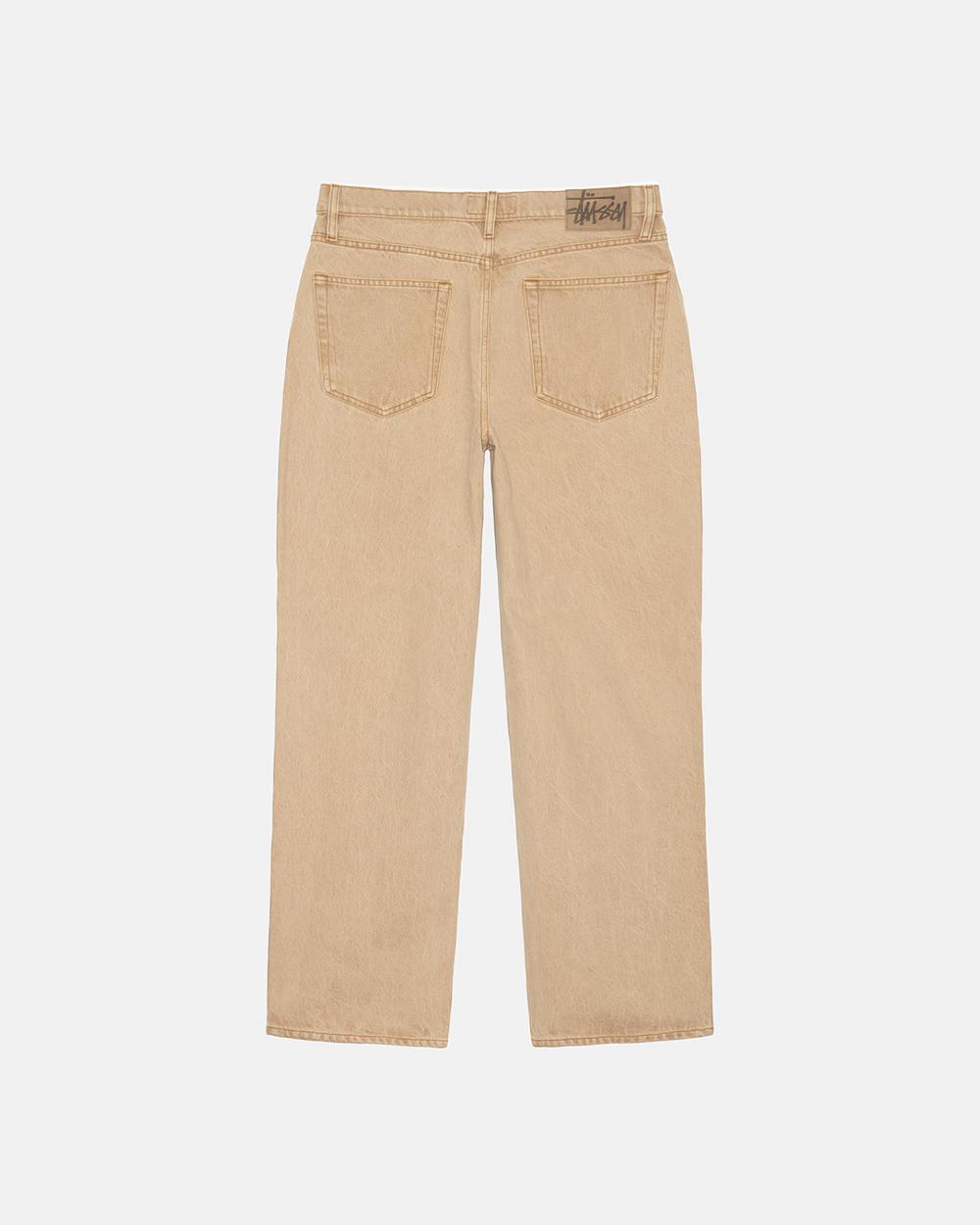 Jean Stussy Classic Denim Sable Marron  France |  52160-FRPT