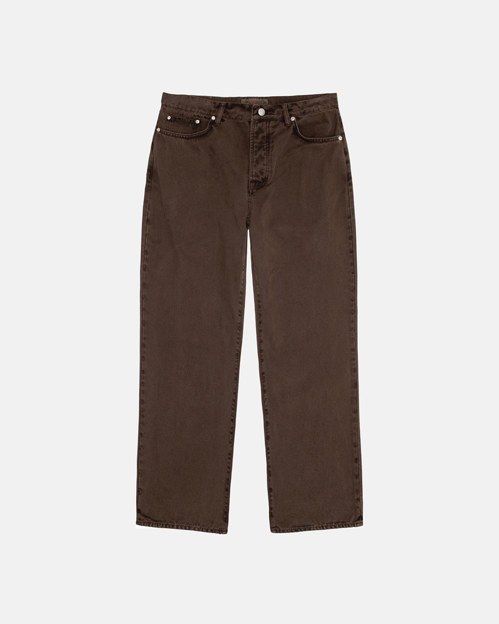 Jean Stussy Classic Washed Canvas Marron  France |  91258-HTAS