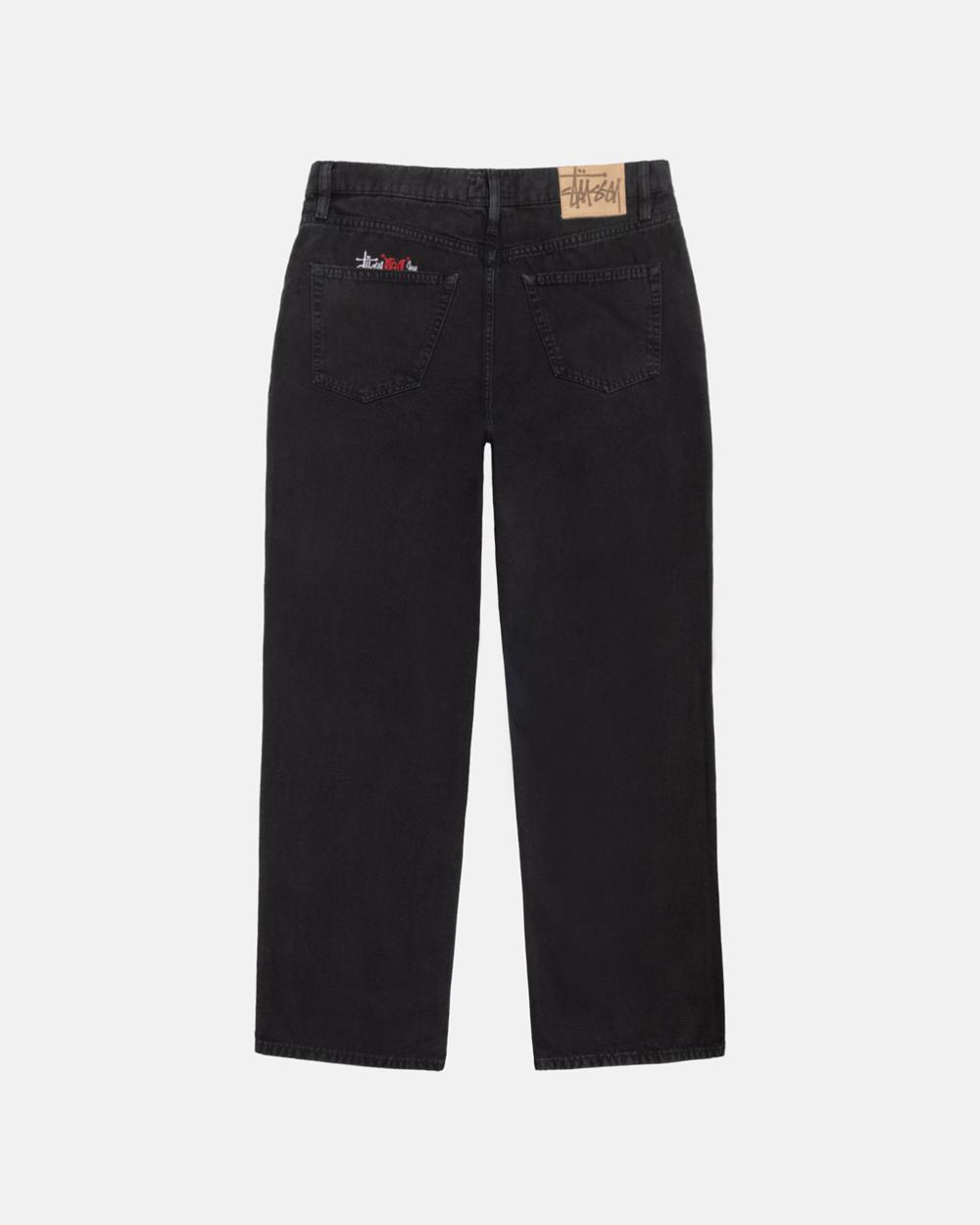 Jean Stussy Classic Washed Canvas Noir  France |  32817-UAQW