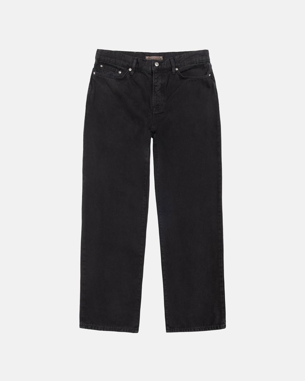 Jean Stussy Classic Washed Canvas Noir  France |  32817-UAQW
