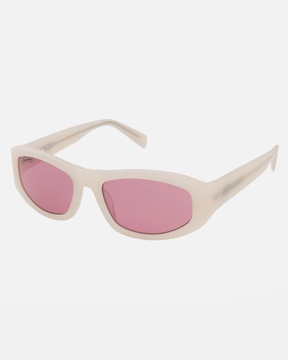 Lunette de Soleil Stussy Landon Blanche Rose  France |  95741-WPCB