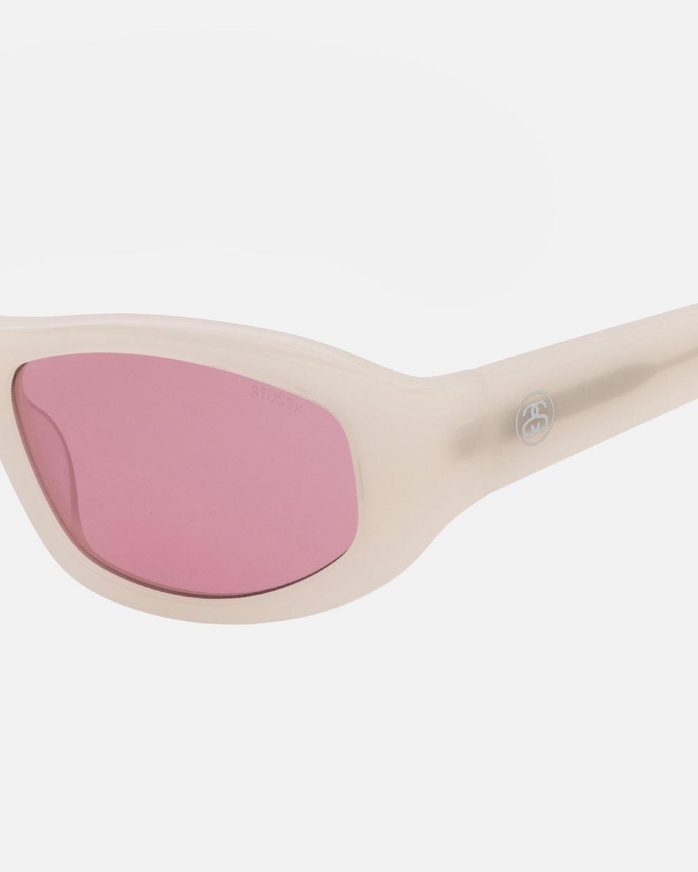 Lunette de Soleil Stussy Landon Blanche Rose  France |  95741-WPCB