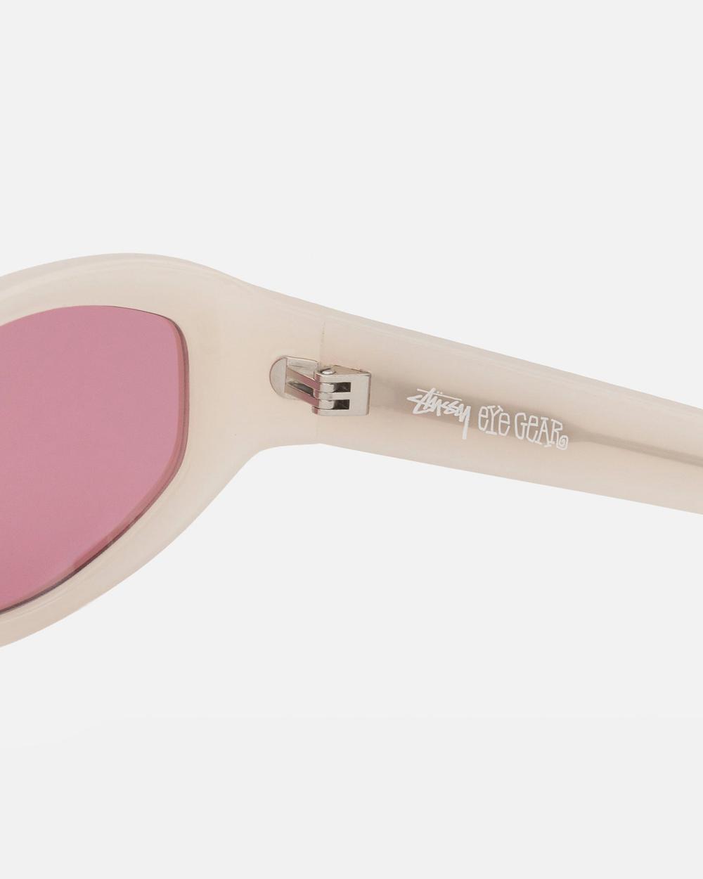 Lunette de Soleil Stussy Landon Blanche Rose  France |  95741-WPCB