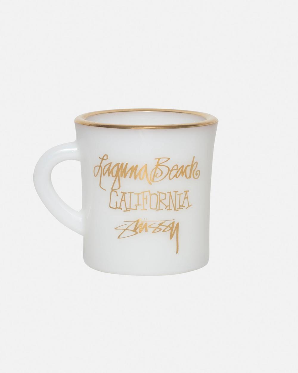 Mug Stussy Laguna Milk Glass Blanche  France |  27391-PKHR