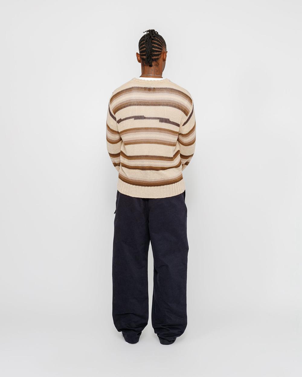 Pantalon Stussy Beach Brushed Cotton Bleu Marine  France |  06182-SCON