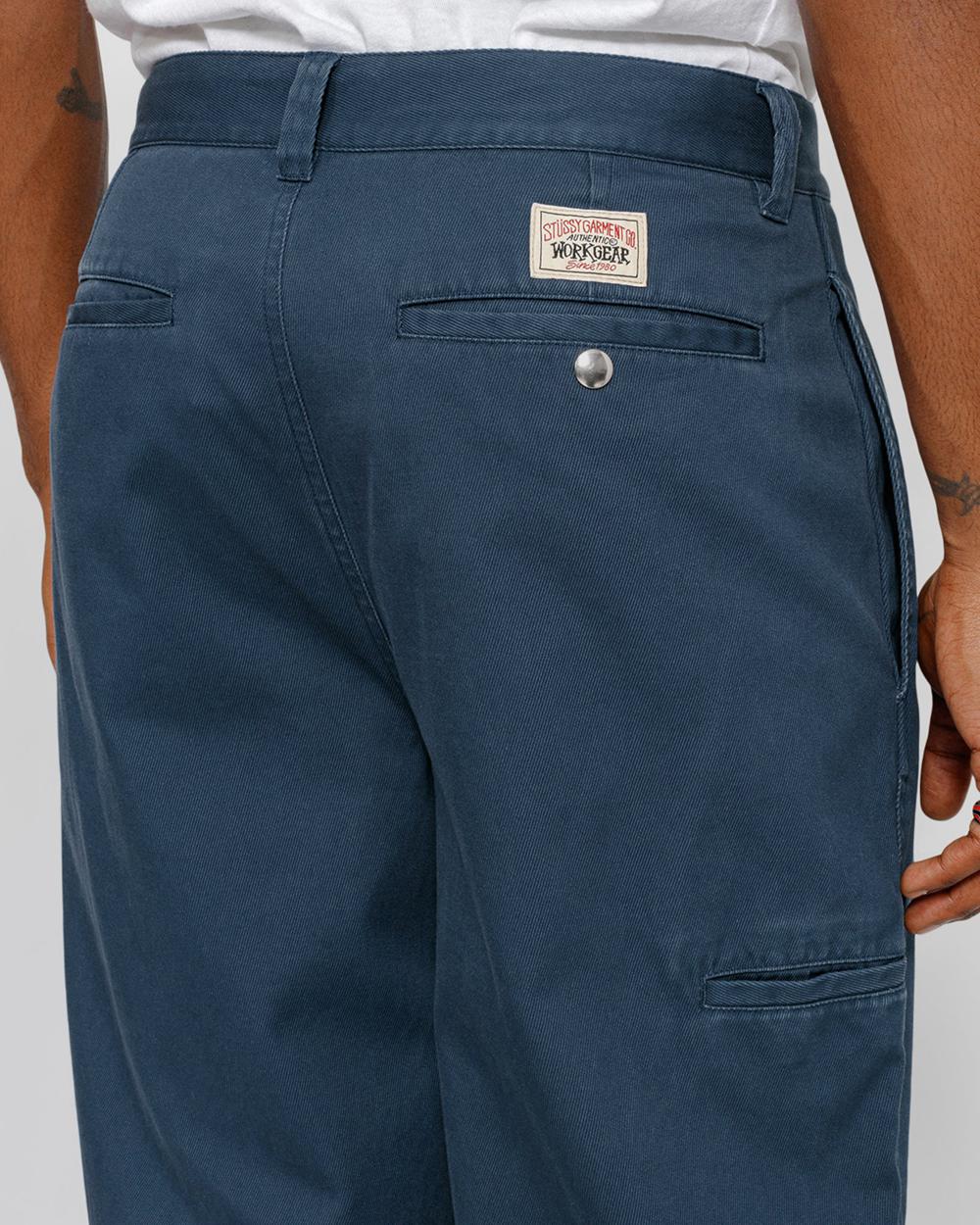 Pantalon Stussy Chino Work Bleu Marine  France |  16894-POVQ