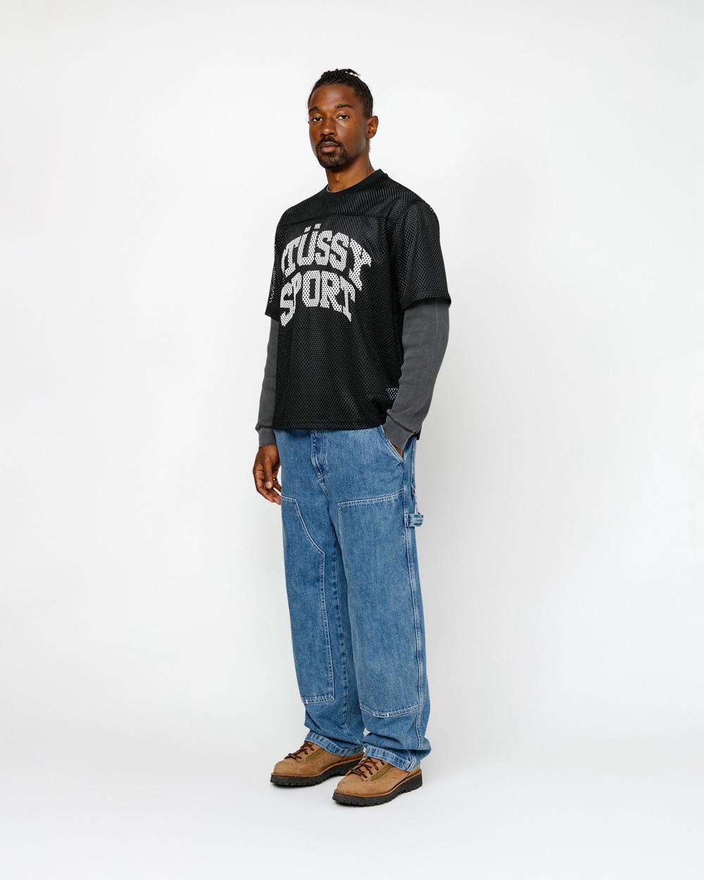 Pantalon Stussy Work Denim Bleu  France |  12746-CBVG