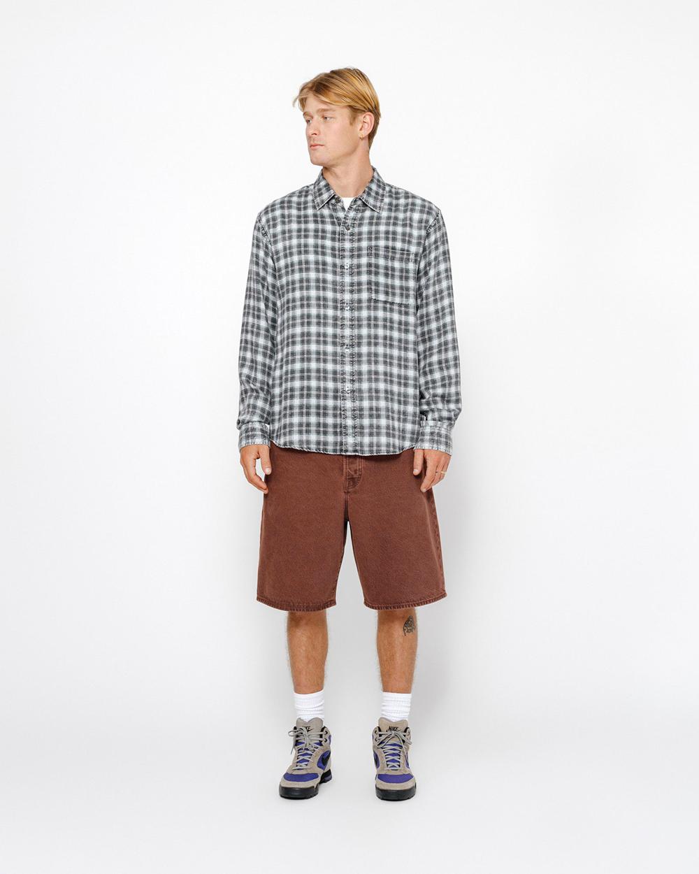 Short Stussy Big Ol' Denim Marron  France |  68432-OVEJ