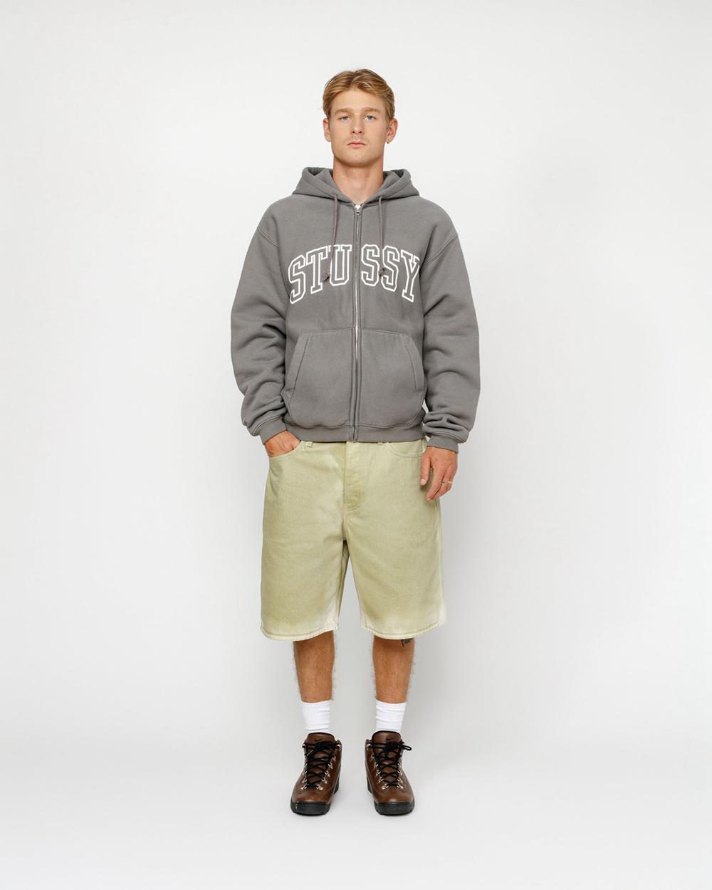 Short Stussy Big Ol' Spray Dye Vert Olive  France |  30412-GHLU