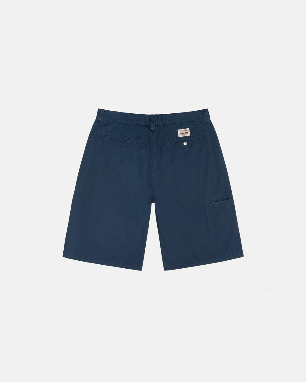 Short Stussy Chino Work Bleu Marine  France |  53296-HODK