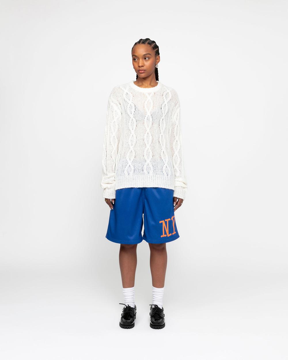 Short Stussy Mesh Ny Bleu Royal Bleu  France |  05987-DVIC