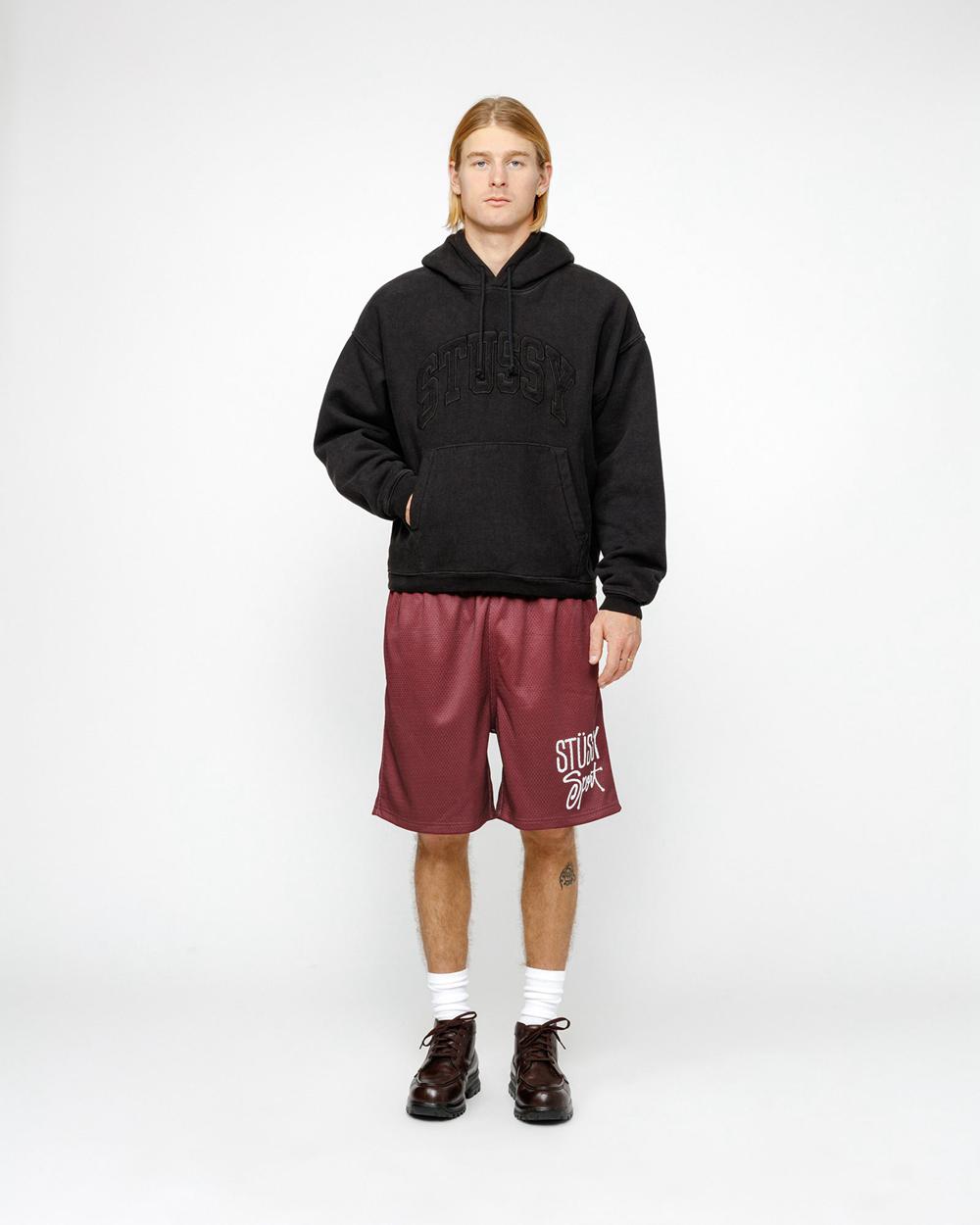 Short Stussy Mesh Sport Bordeaux Bordeaux  France |  92645-LKGV