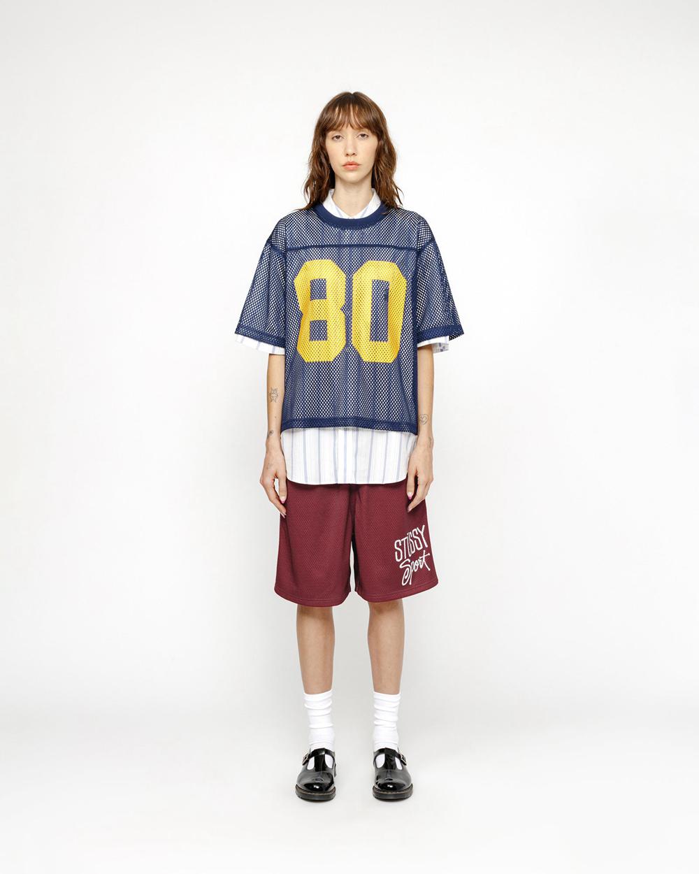 Short Stussy Mesh Sport Bordeaux Bordeaux  France |  92645-LKGV
