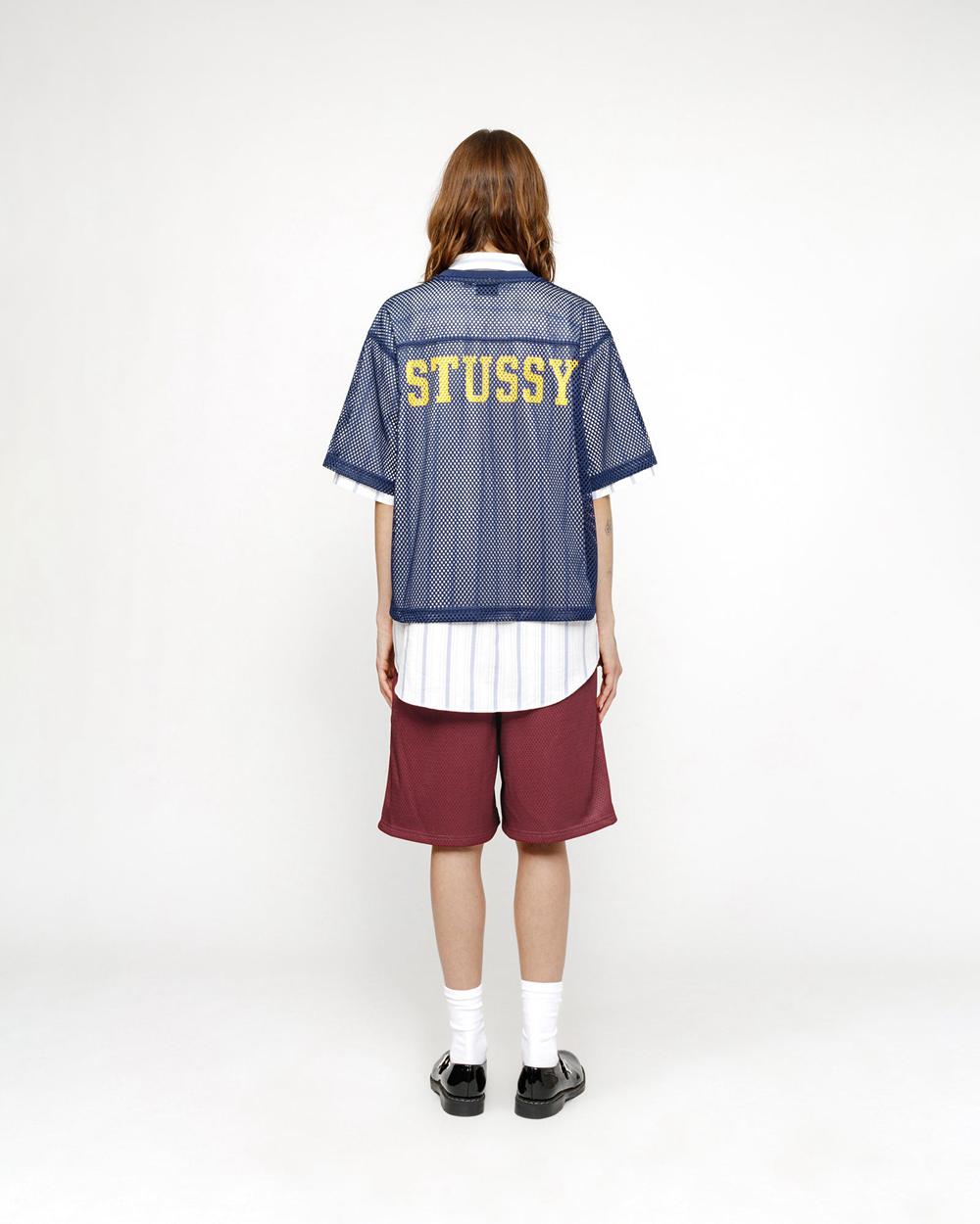 Short Stussy Mesh Sport Bordeaux Bordeaux  France |  92645-LKGV
