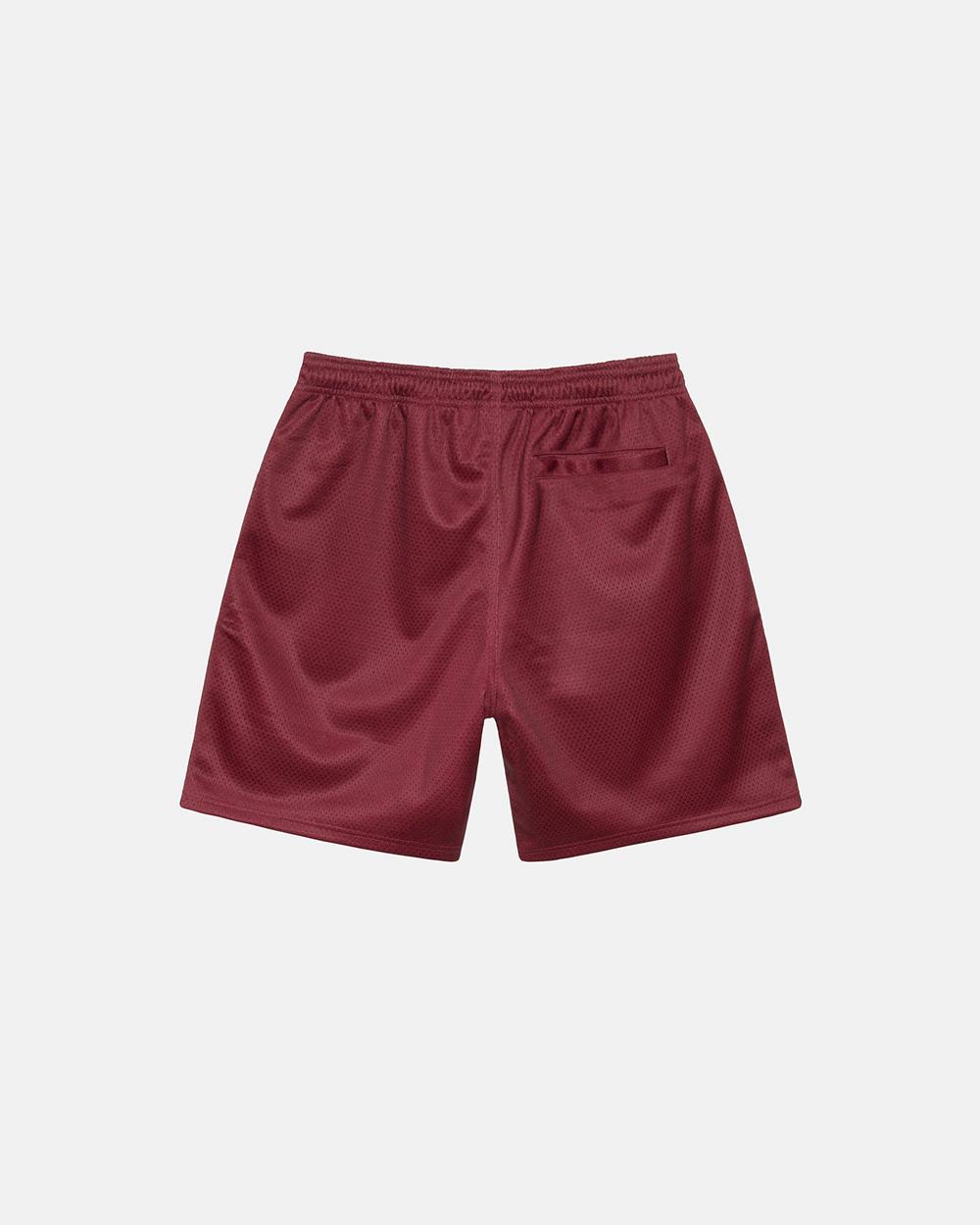 Short Stussy Mesh Sport Bordeaux Bordeaux  France |  92645-LKGV