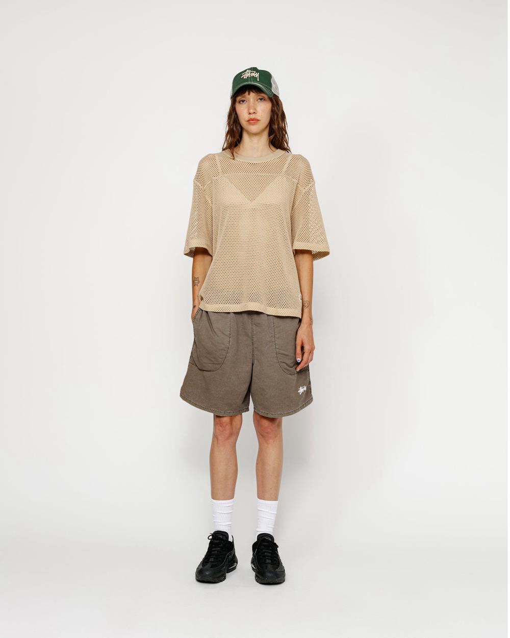 Short Stussy Water Pigment Stock Vert Olive  France |  64185-QSXI