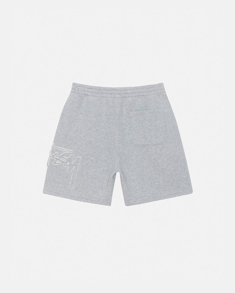 Sweats Stussy Fleece Tonal Applique Grise  France |  42690-OIDB