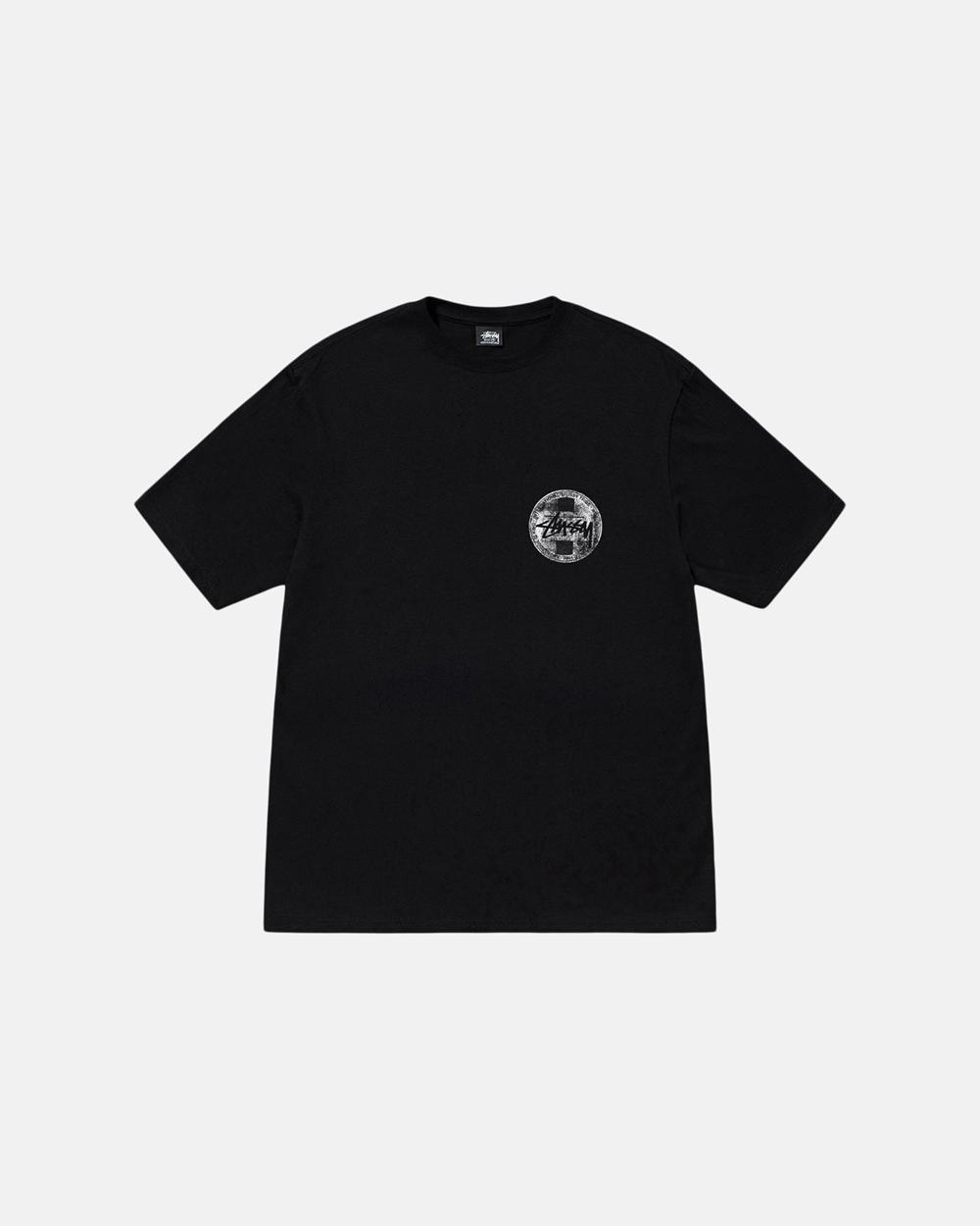 T-Shirt Stussy Dot Stamp Noir  France |  01564-LYJO