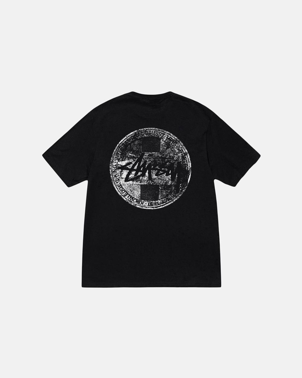T-Shirt Stussy Dot Stamp Noir  France |  01564-LYJO