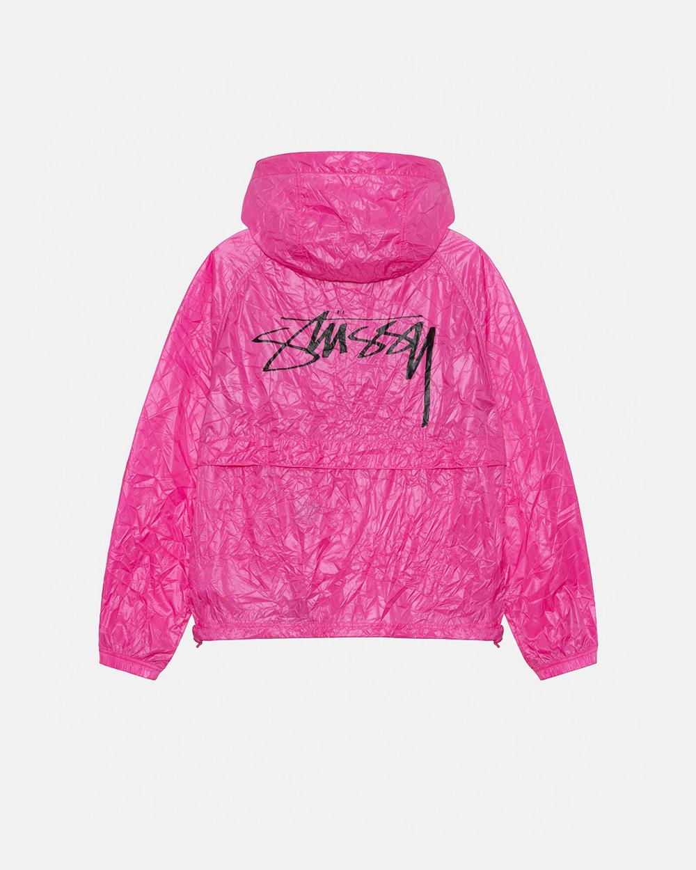 Veste Stussy Beach Shell Majotech® Rose  France |  23519-ICUZ