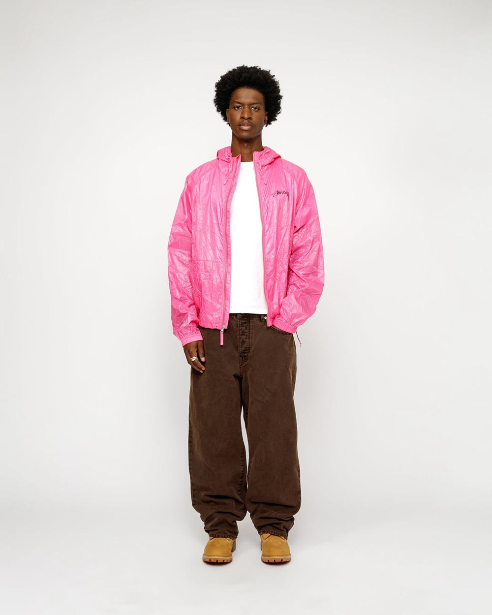 Veste Stussy Beach Shell Majotech® Rose  France |  23519-ICUZ