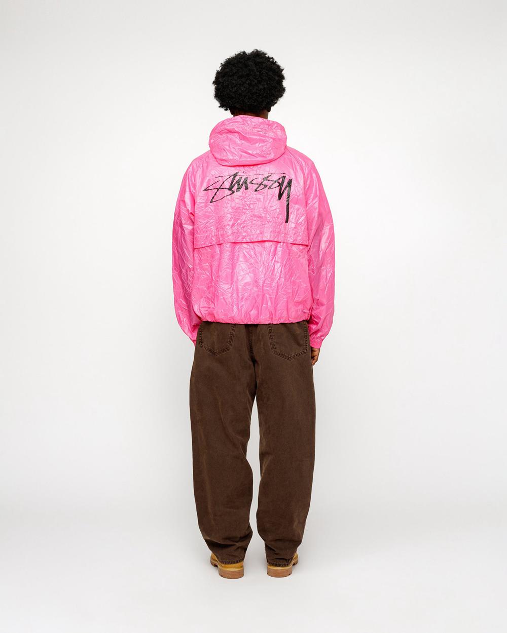 Veste Stussy Beach Shell Majotech® Rose  France |  23519-ICUZ
