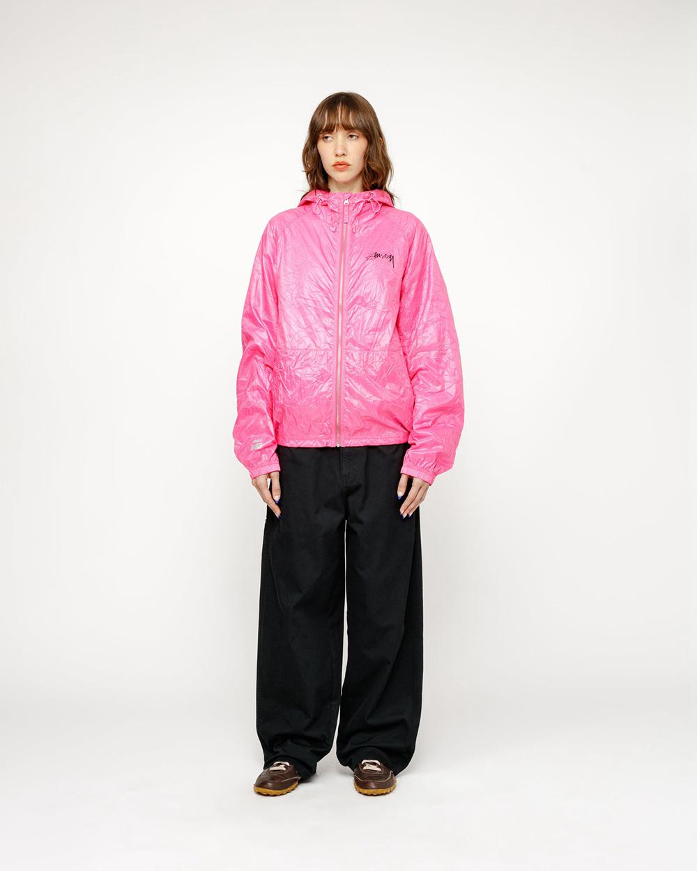 Veste Stussy Beach Shell Majotech® Rose  France |  23519-ICUZ