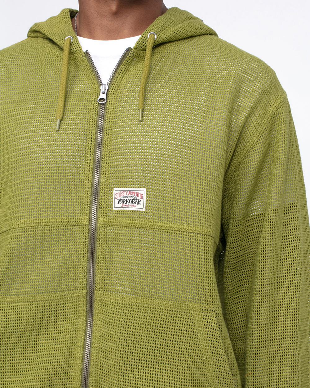 Veste Stussy Work Cotton Mesh Vert  France |  05714-JFOC