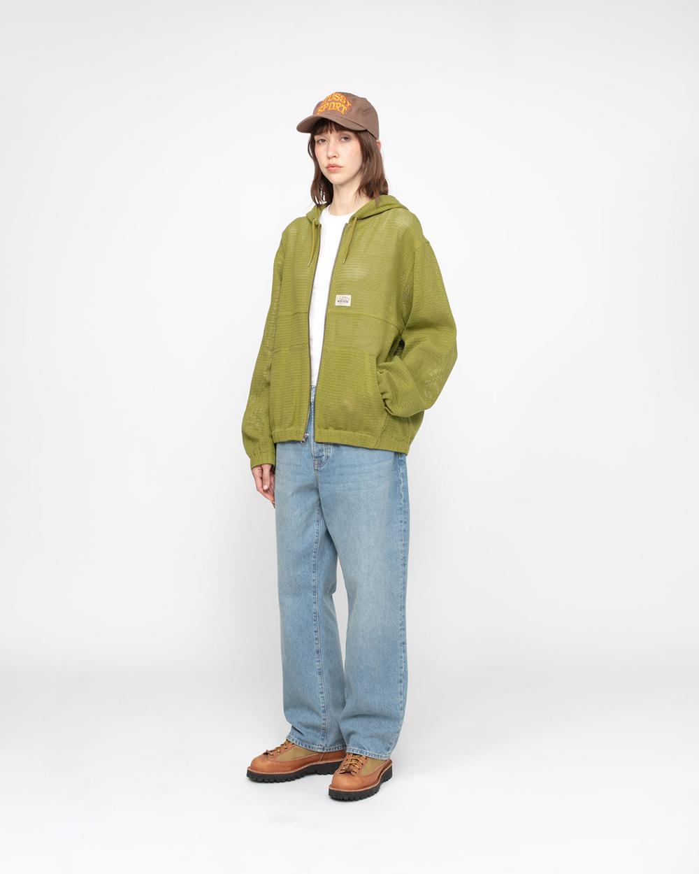 Veste Stussy Work Cotton Mesh Vert  France |  05714-JFOC